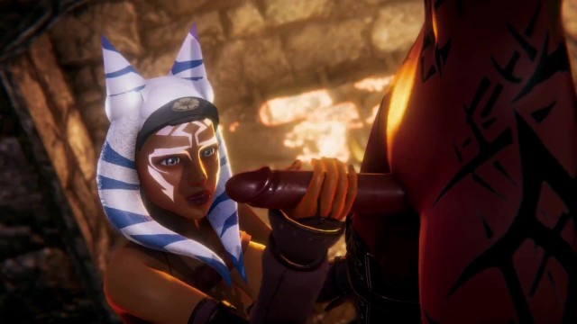 Futa 黑暗西斯他妈的 Ahsoka Tano [Futanari][3D]